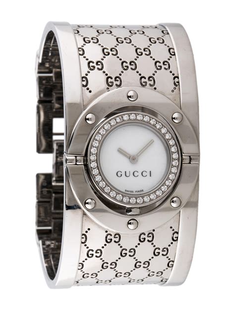 montre gucci diamant femme|Gucci women's watches clearance.